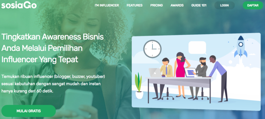 coba sosiago influencer marketing