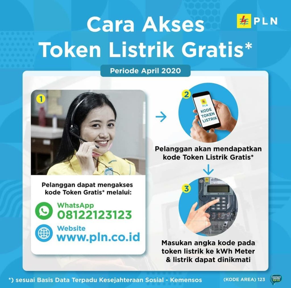 cara akses token gratis pln