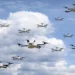 Ilustrasi Drone Swarm
